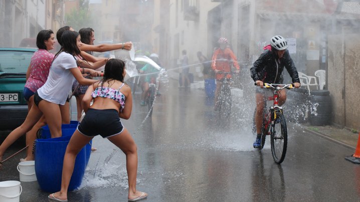 El Vici-aigua un acte fidel a la festa Major