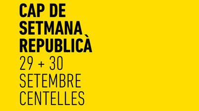 Cap de setmana republicà els dies 29 i 30 de setembre