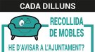 Els dilluns hi haurà servei de recollida de mobles vells i trastos