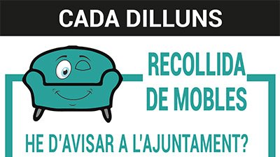Els dilluns hi haurà servei de recollida de mobles vells i trastos