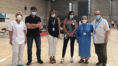 S’administren 555 dosis en la Marató de Vacunació exprés de la COVID a Centelles