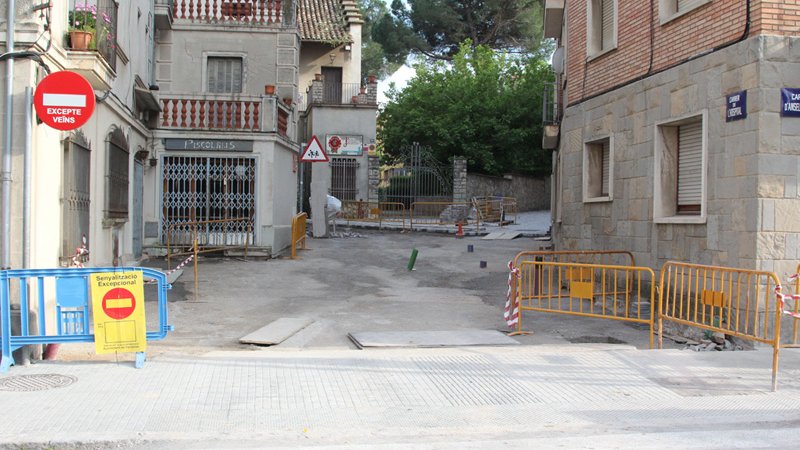 S’acaba el tram que faltava del c/ Hospital de Centelles