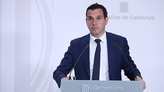 Roda de prensa del director de l'ACA, Samuel Reyes